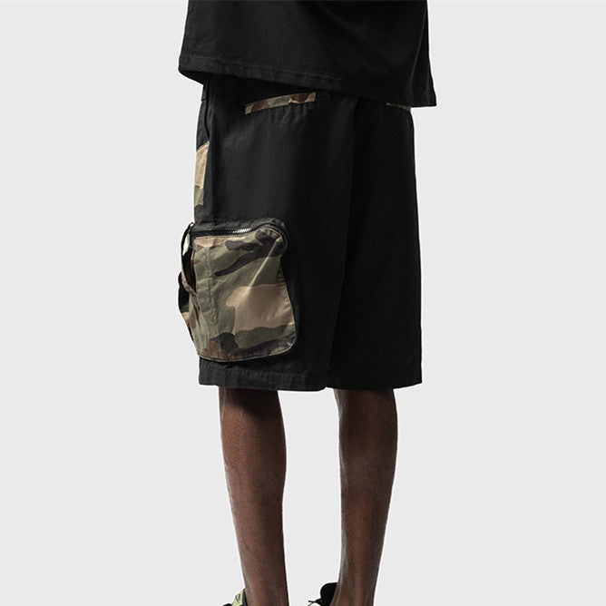 Multi Pocket Camo Cargo Shorts For Men - My Store