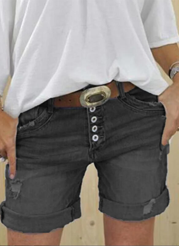 High-waisted Denim Shorts For Women - My Store