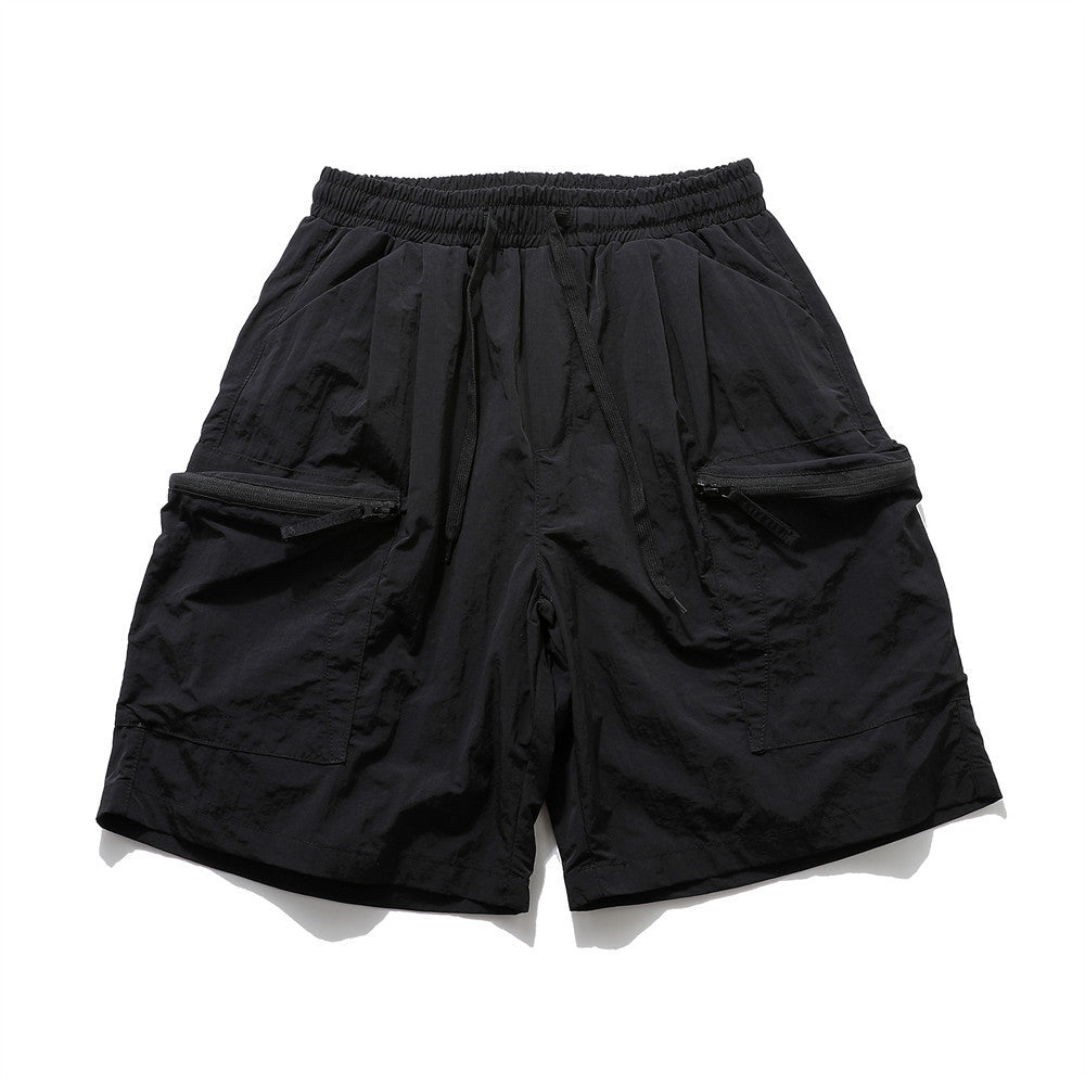 Loose Pockets Zipper Cargo Shorts Men - My Store