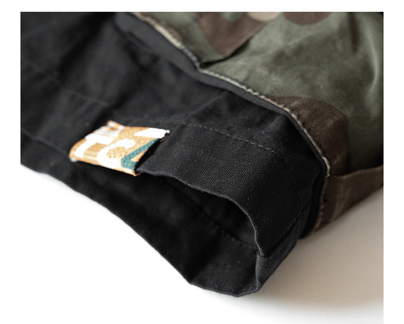 Multi Pocket Camo Cargo Shorts For Men - My Store