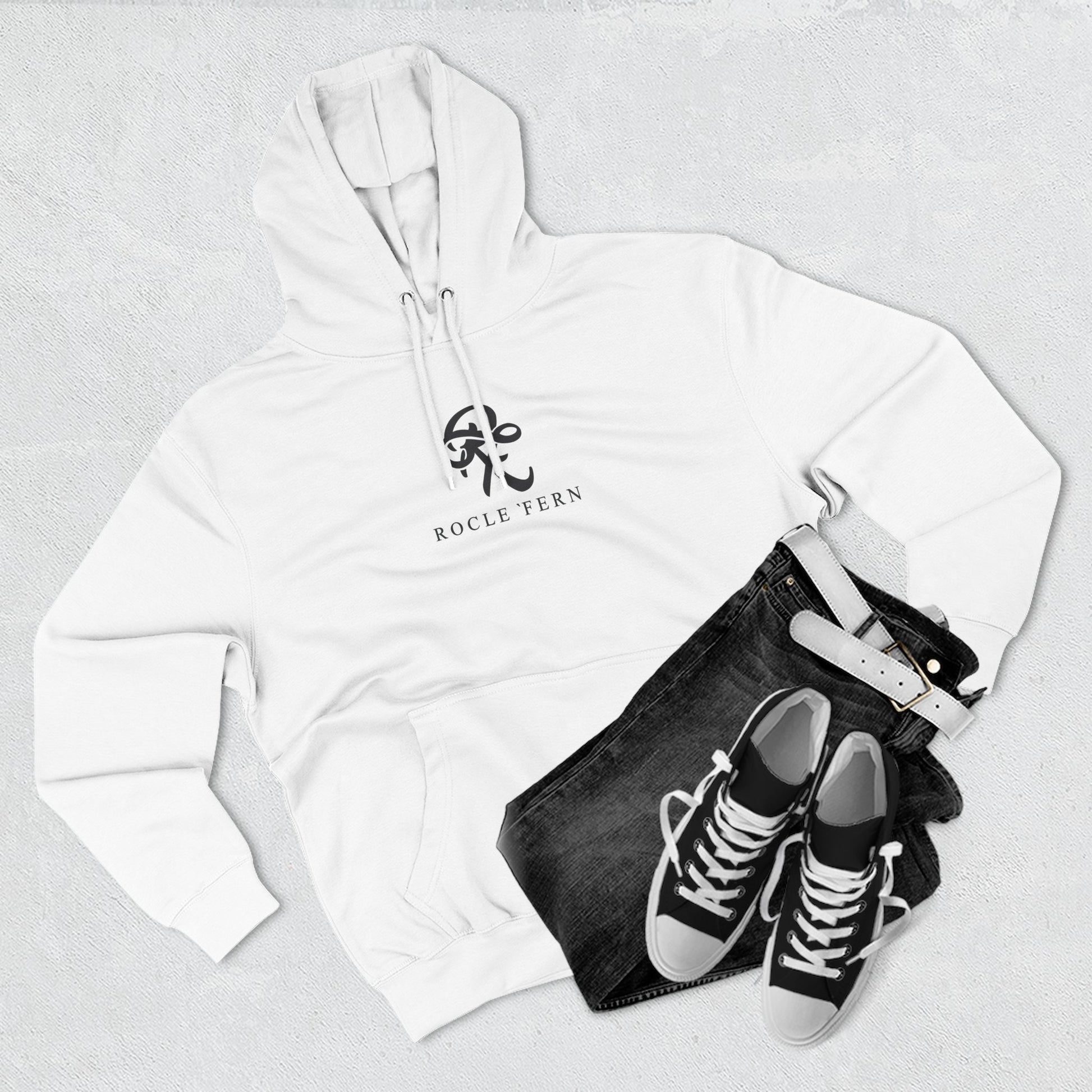 Three-Panel Fleece Hoodie - My Store