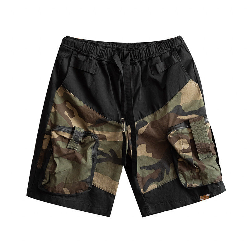 Multi Pocket Camo Cargo Shorts For Men - My Store