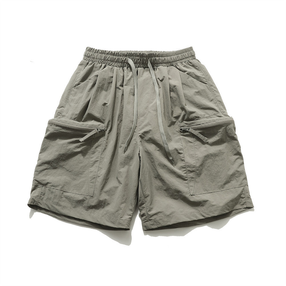 Loose Pockets Zipper Cargo Shorts Men - My Store