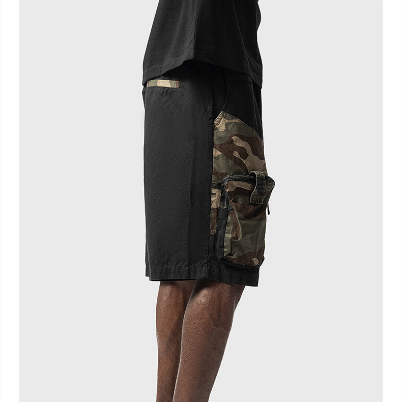 Multi Pocket Camo Cargo Shorts For Men - My Store