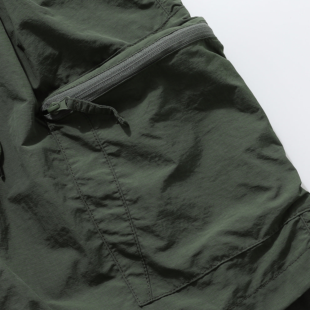 Loose Pockets Zipper Cargo Shorts Men - My Store