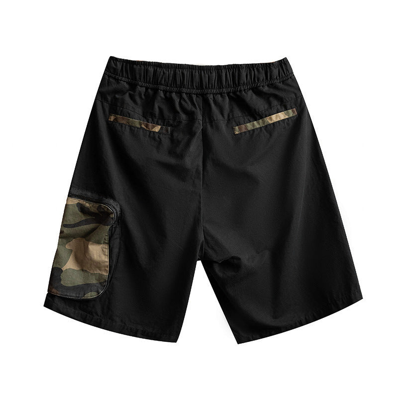 Multi Pocket Camo Cargo Shorts For Men - My Store